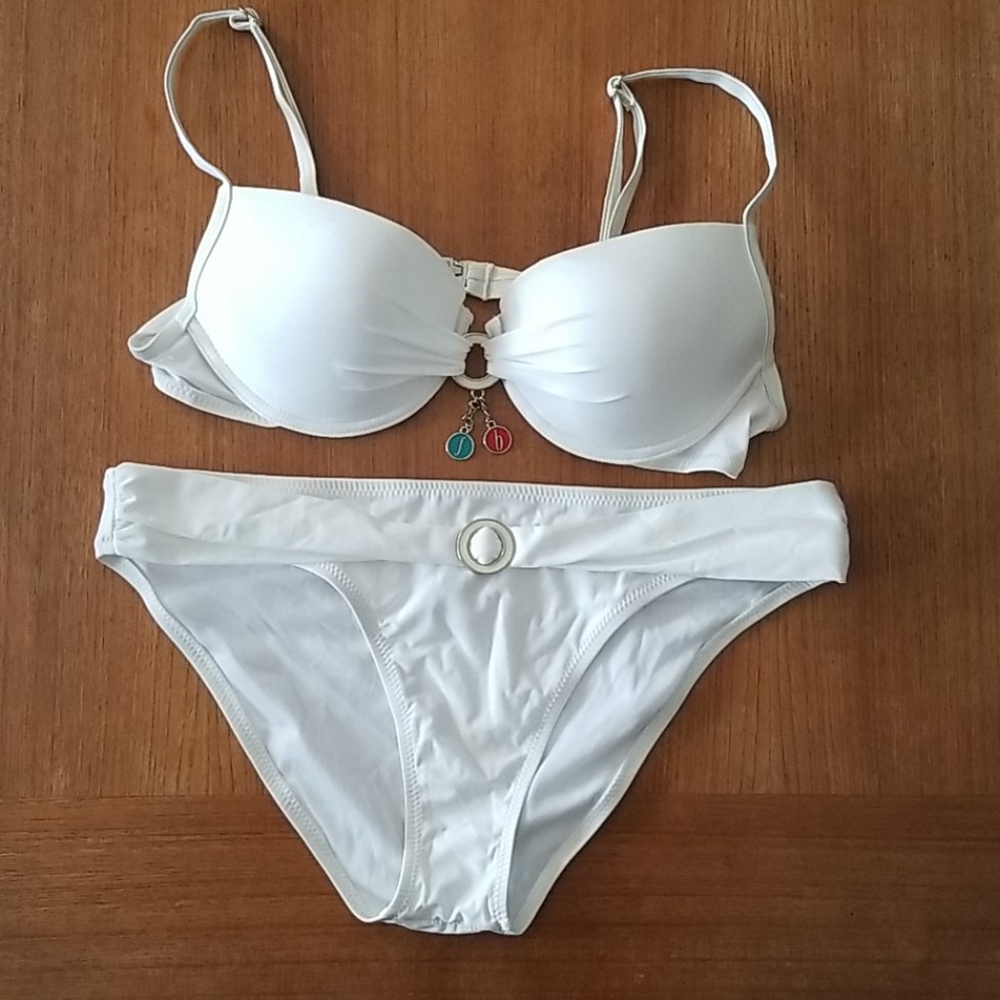 Faba White Push Up Bikini